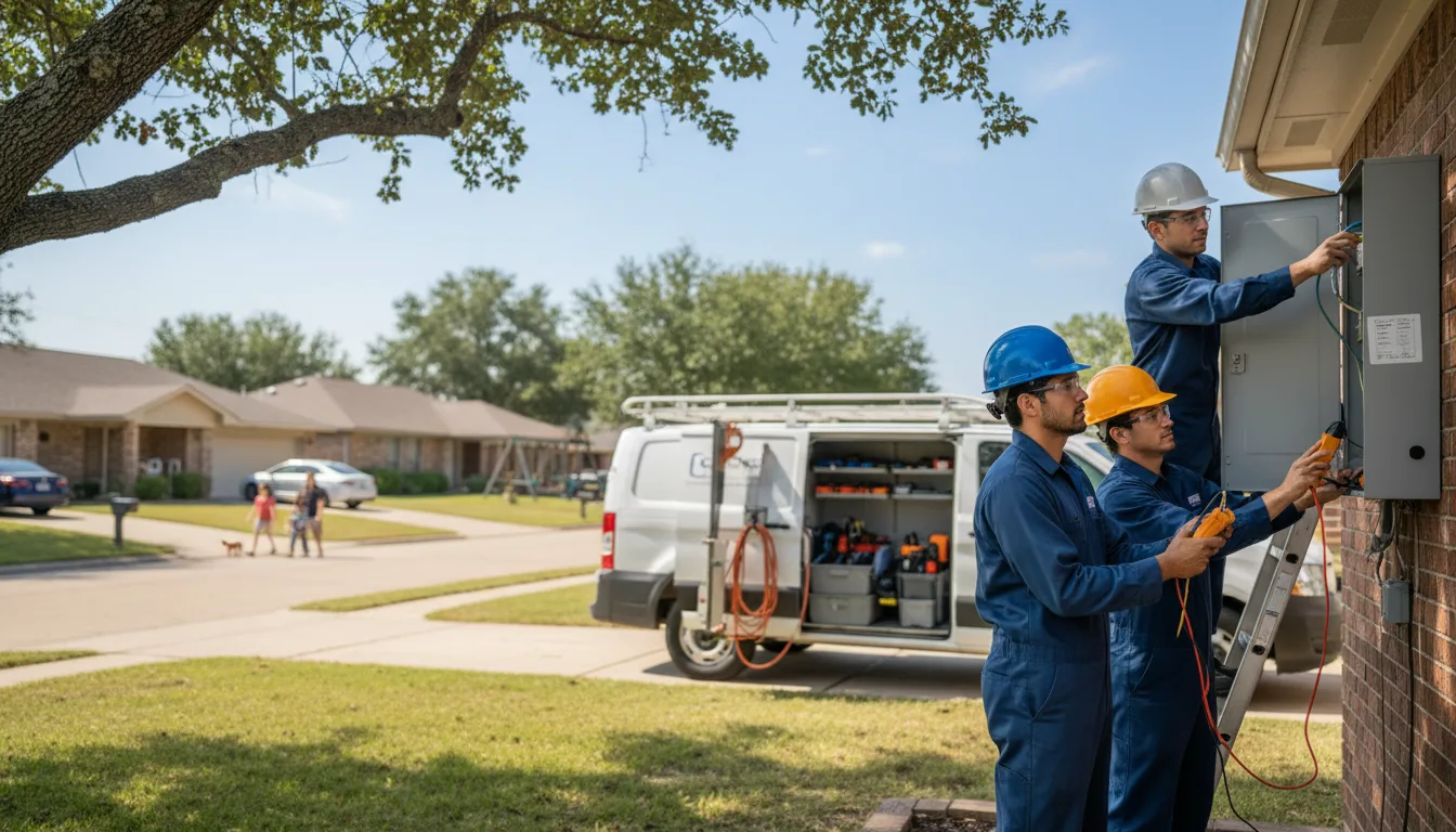 Certified electrician providing emergency electrical services in Wildwood, FL